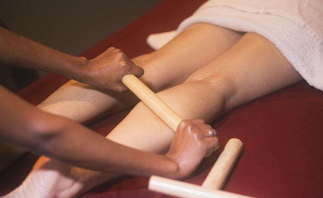 Bamboo Deep Tissue massage.