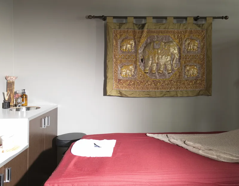 Couples massage treatment room at Massage Eden Auckland CBD