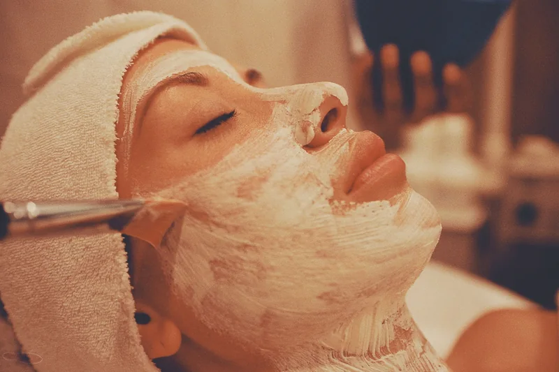 Facial skincare treatment at Massage Eden