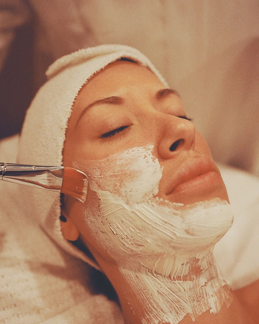 Facial skincare treatment at Massage Eden