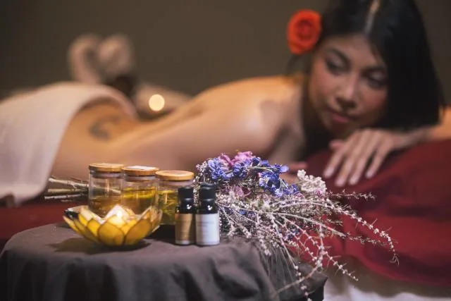 Aromatherapy massage with essential oils at Massage Eden Auckland CBD