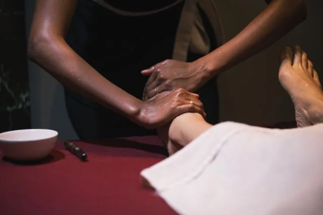 Oriental foot massage reflexology treatment at Massage Eden Auckland CBD